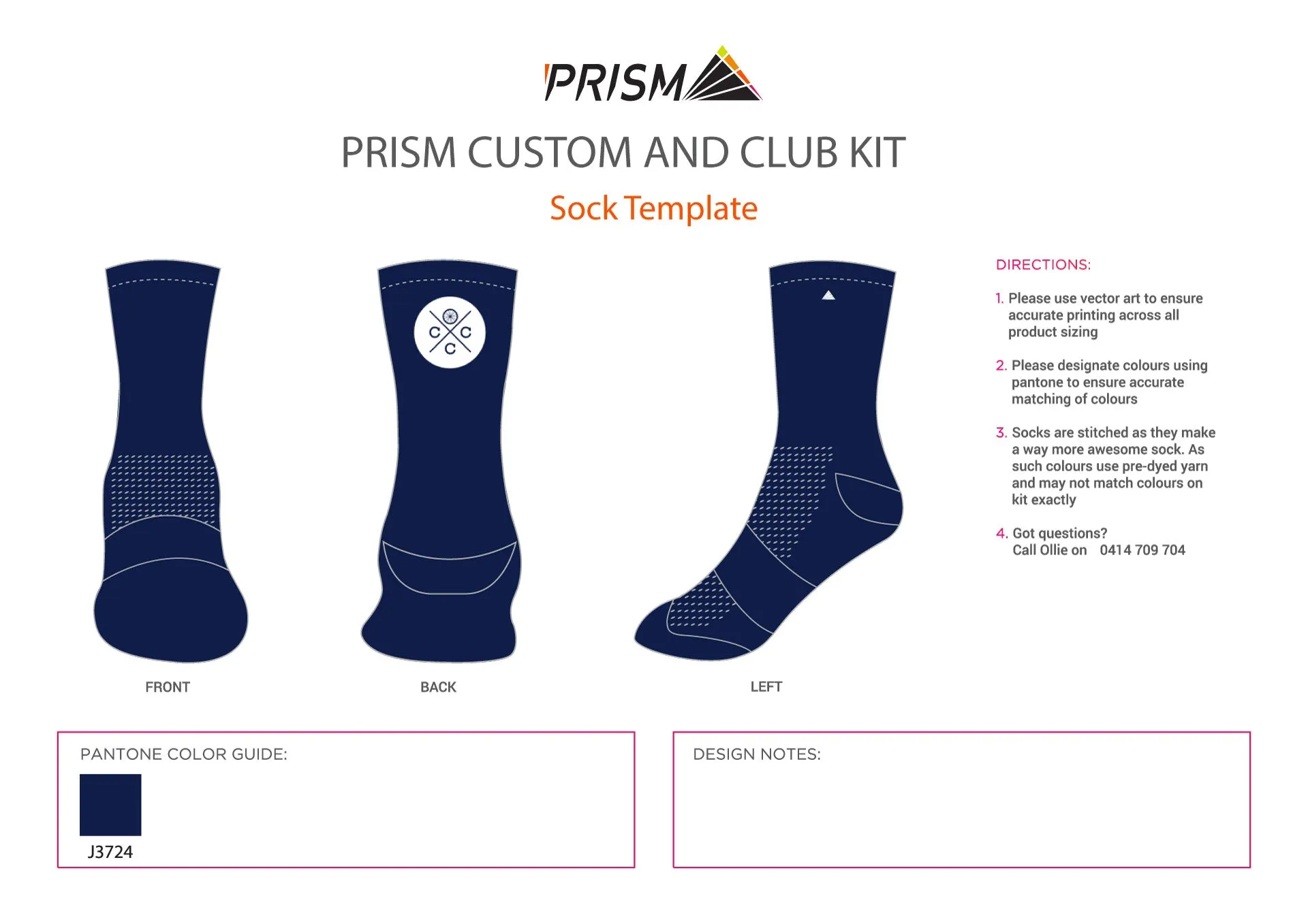 1 Pack of Prism Socks