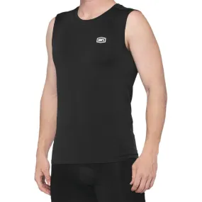 100% Basecamp Sleeveless Shirt - Black