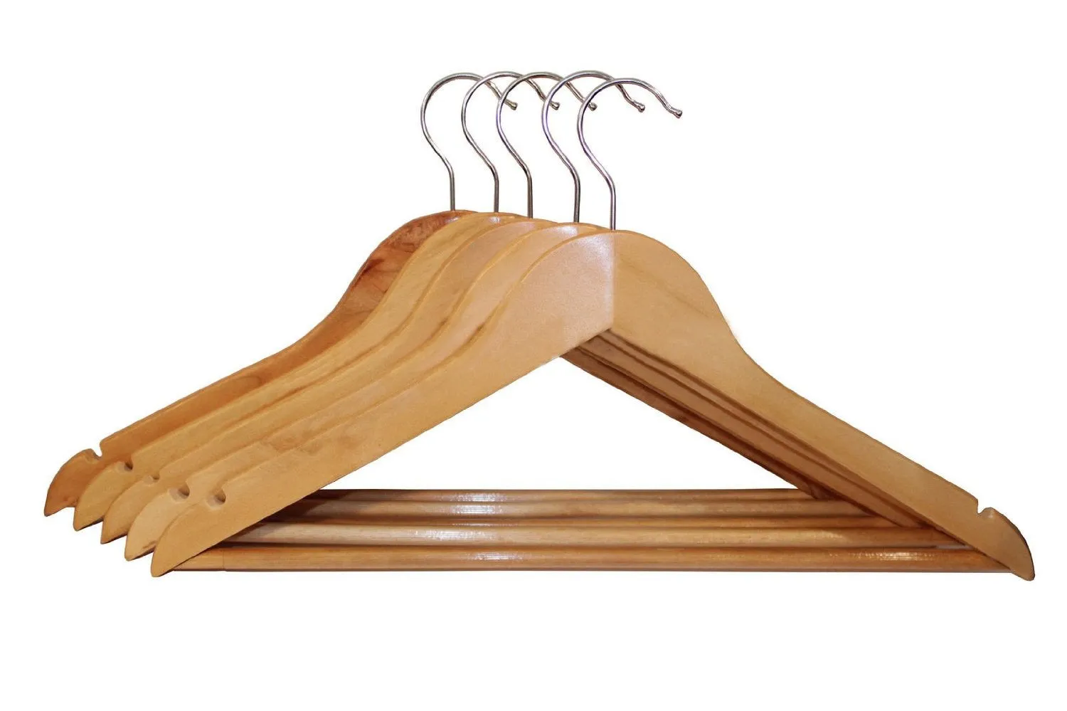 100 Wood / Wooden Hangers, Pant Shirt Dress Skirt Top