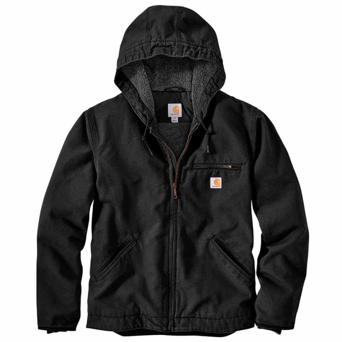 104392 - Carhartt Men's Washed Duck Sherpa Lined Jacket