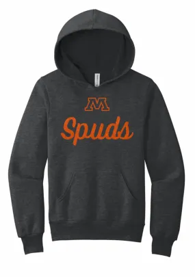 '23 Spuds Script YOUTH Hooded Sweatshirt