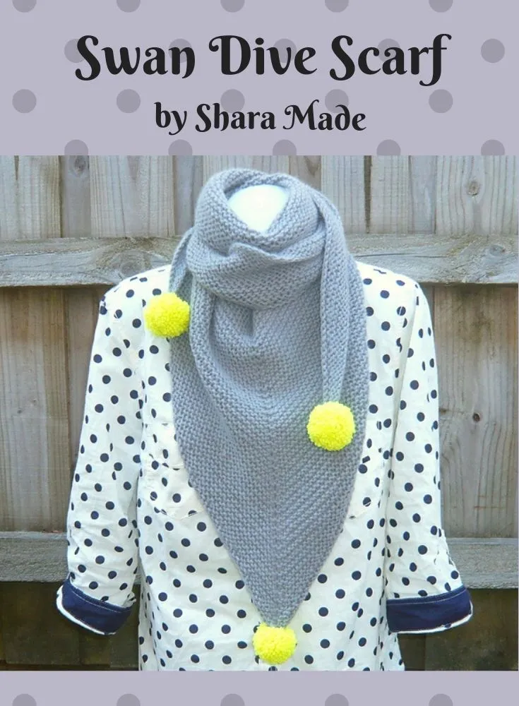 326 Swan Dive Scarf (e-pattern)