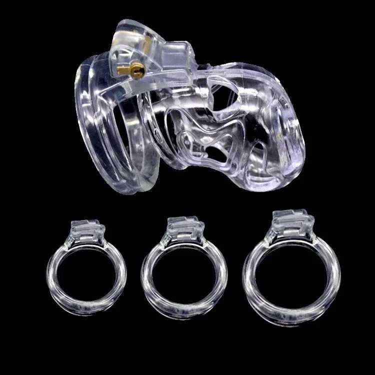 4 Ring Male Chastity Cock Cage