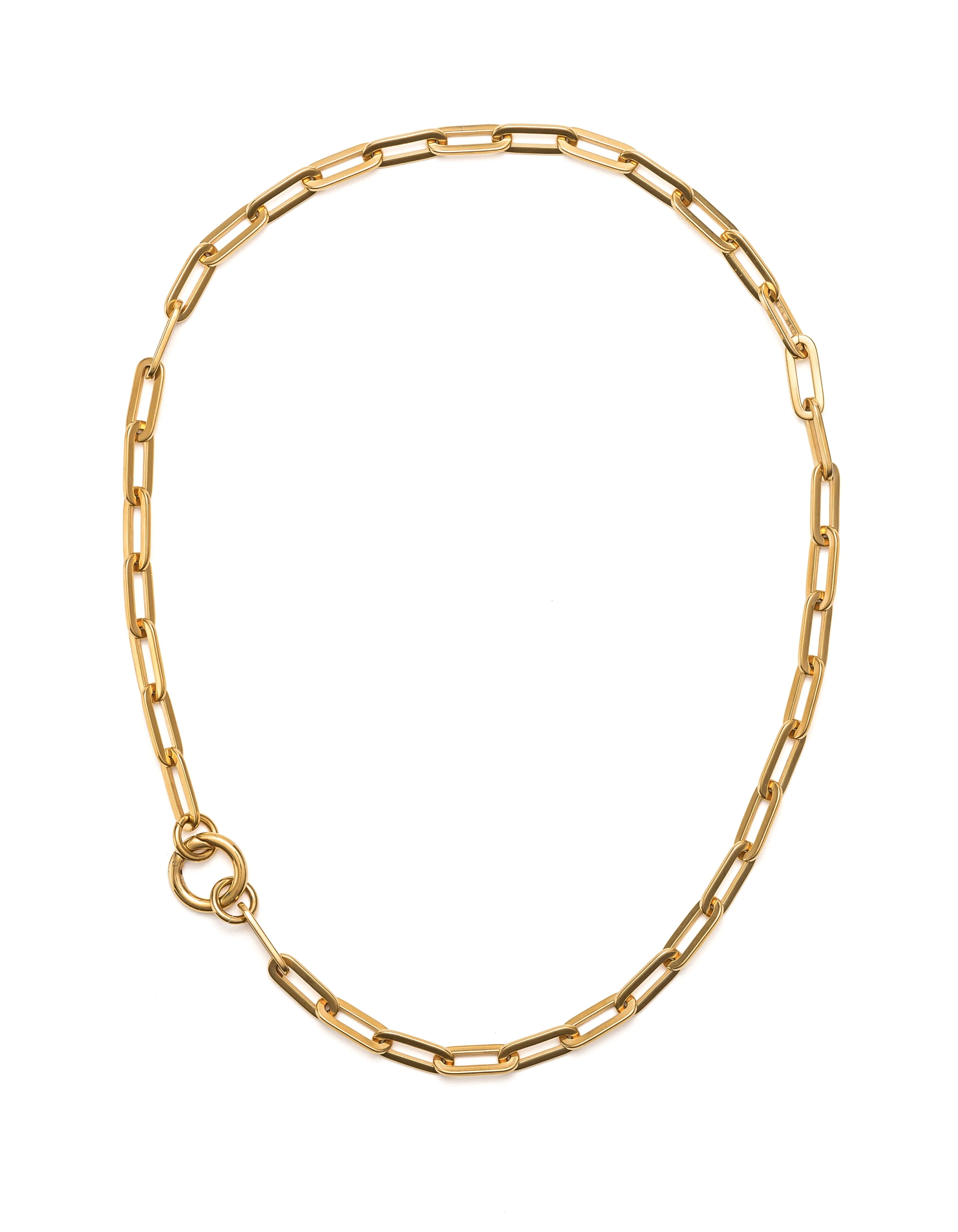 5th Symphony Big Chain Necklace - Gold