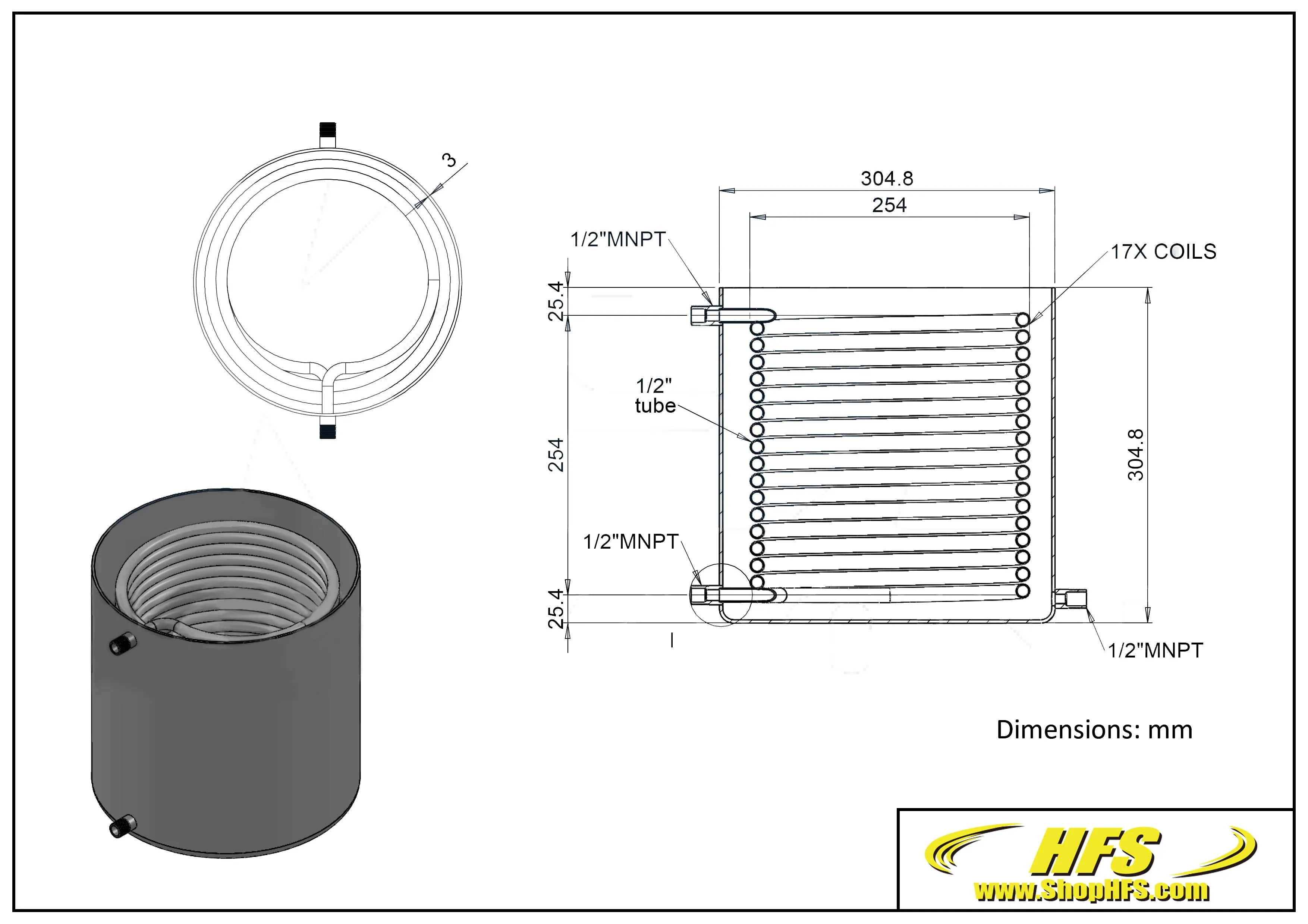 90 L, (100 lbs. Refrigerant), Jacketed Storage Vessel With Condenser