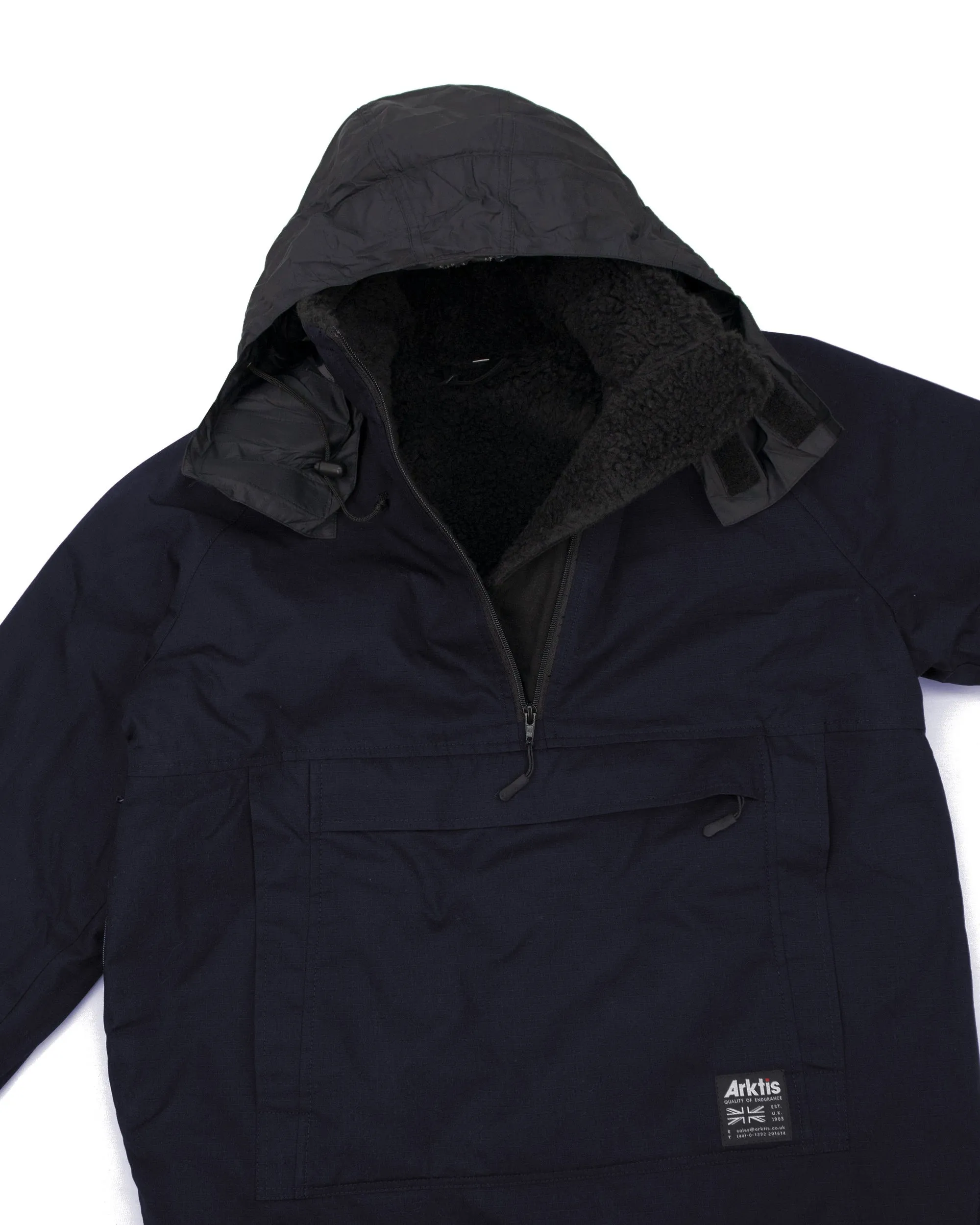 A220 Mammoth Shirt W/ Hood - Navy Blue