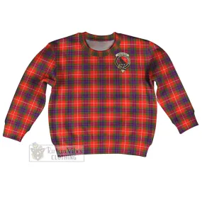 Abernethy Tartan Kid Ugly Sweater with Family Crest