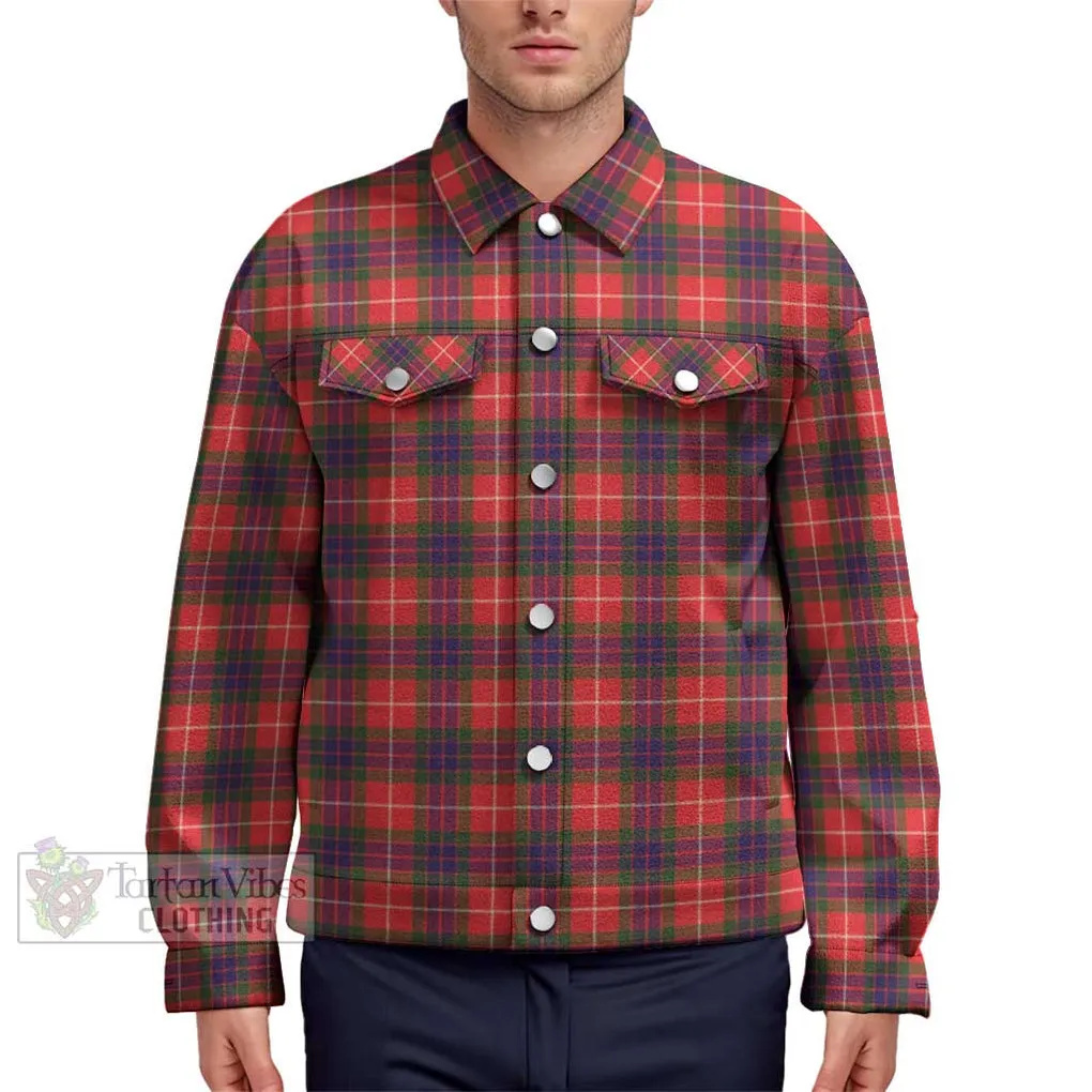 Abernethy Tartan Unisex Lapel Cotton Jacket