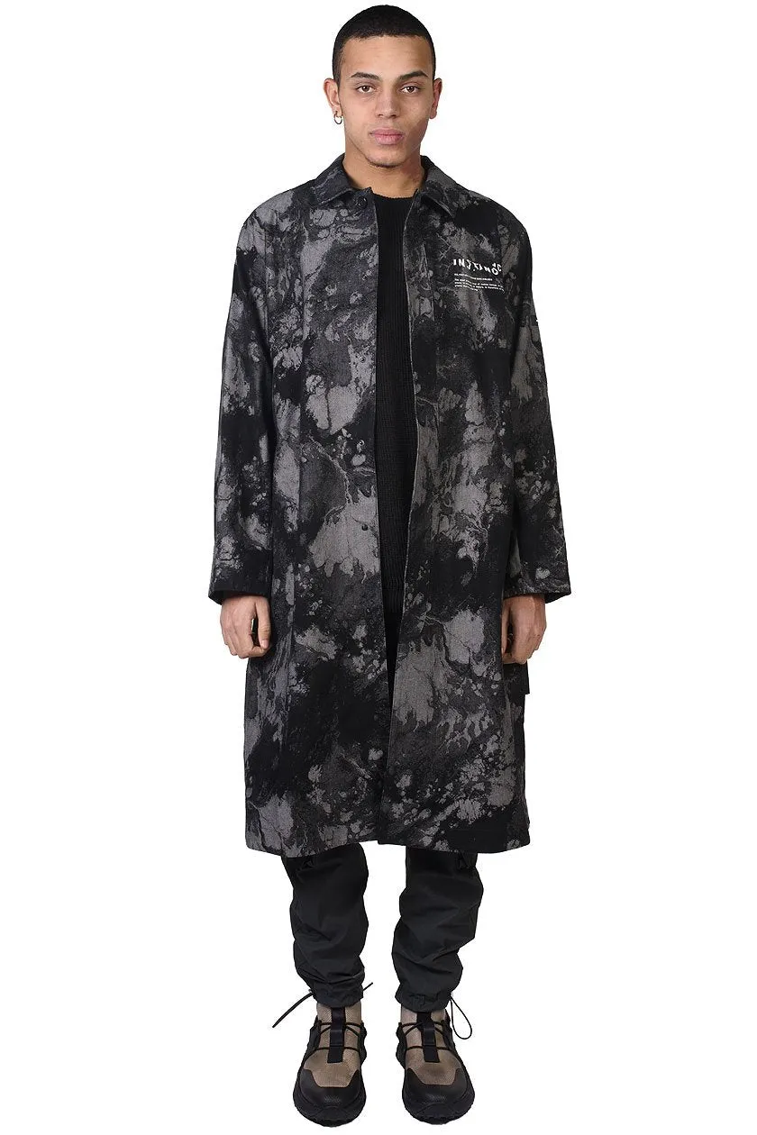 Acid Jacquard Long Coat