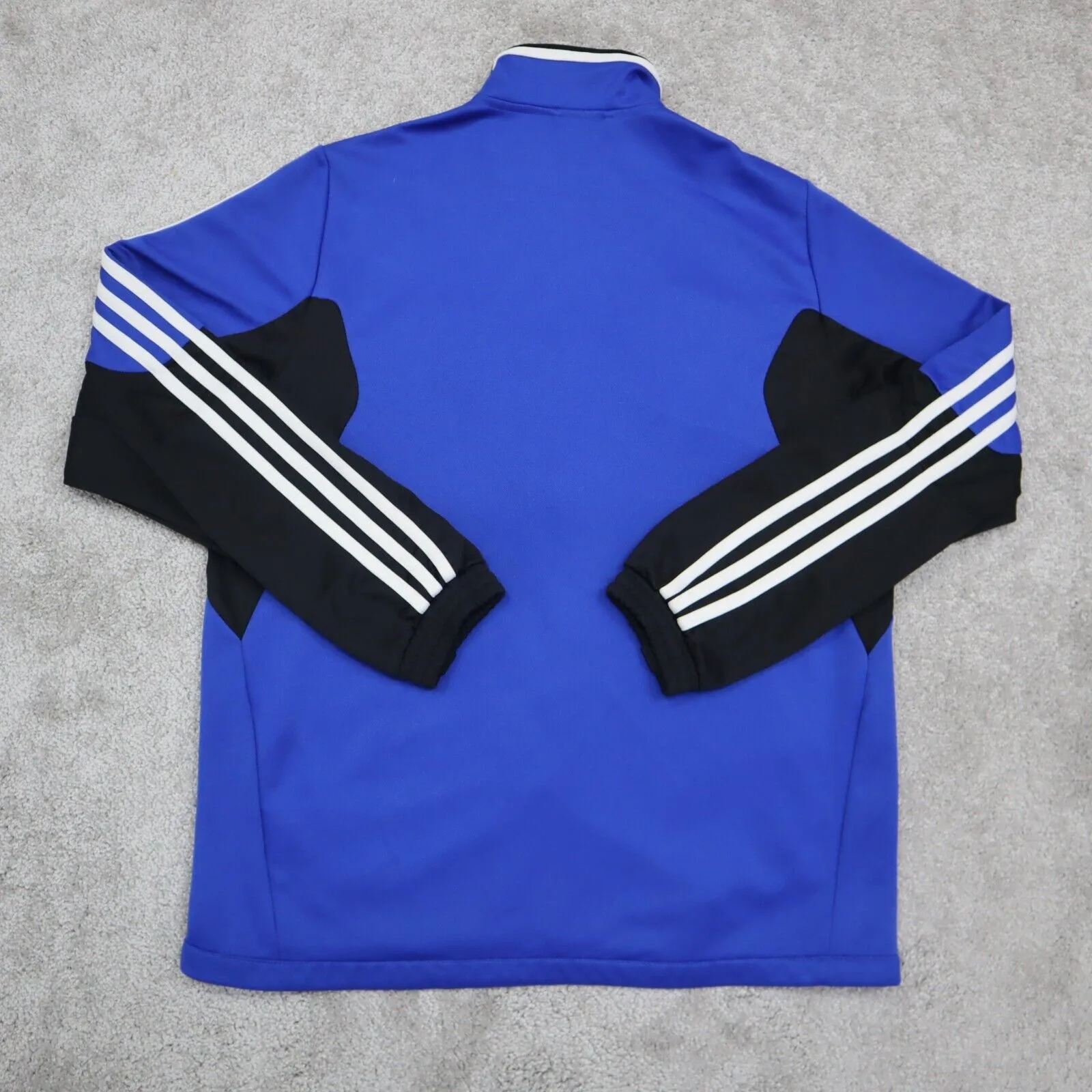 Adidas Football Jacket Men s Large Blue Albion Hurricanes Houston Texas Jacket