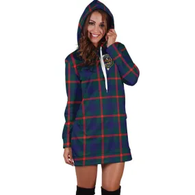 Agnew Tartan Hoodie Dress with Family Crest