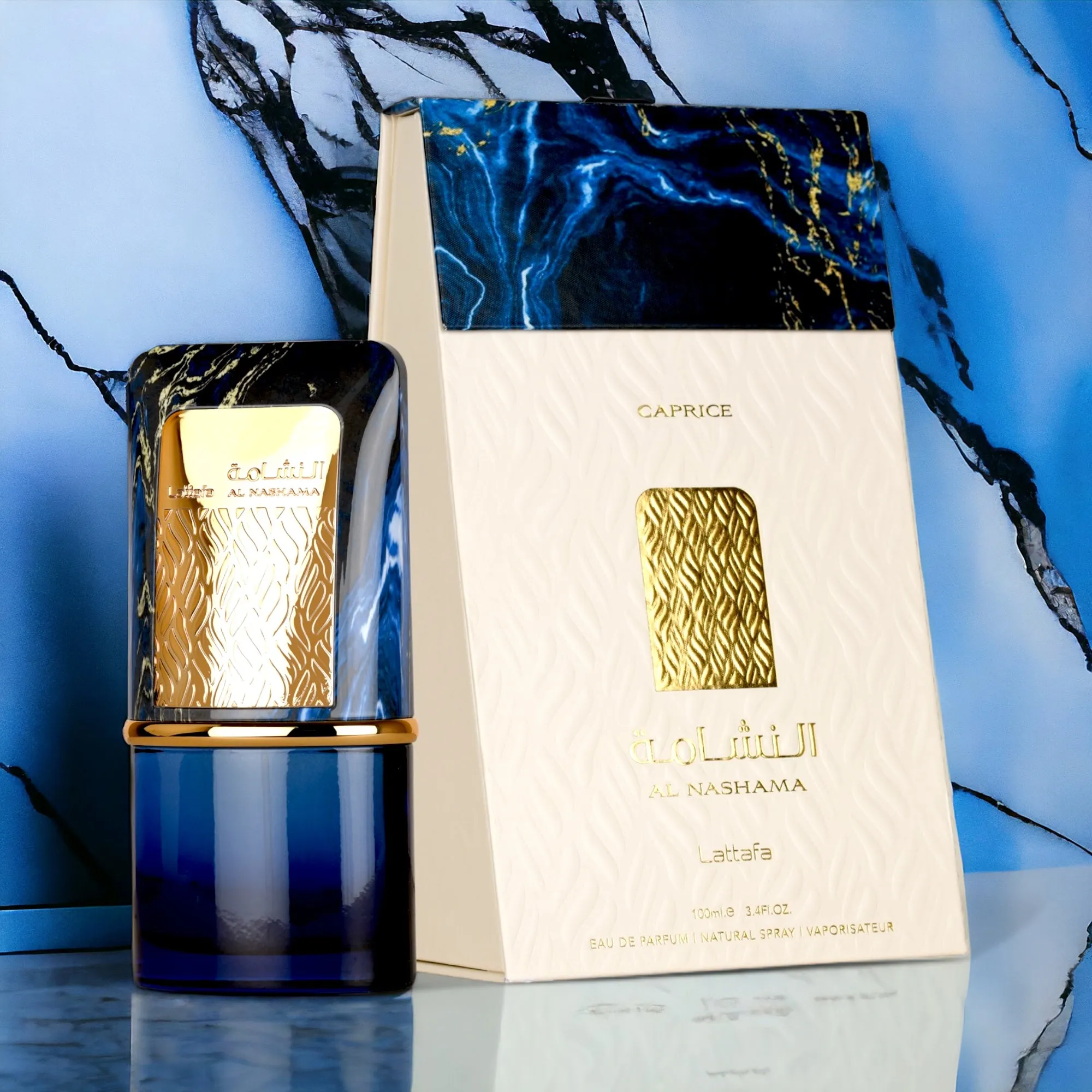 Al Nashama Caprice by Lattafa Eau de Parfum Unisex 3.4 Oz.