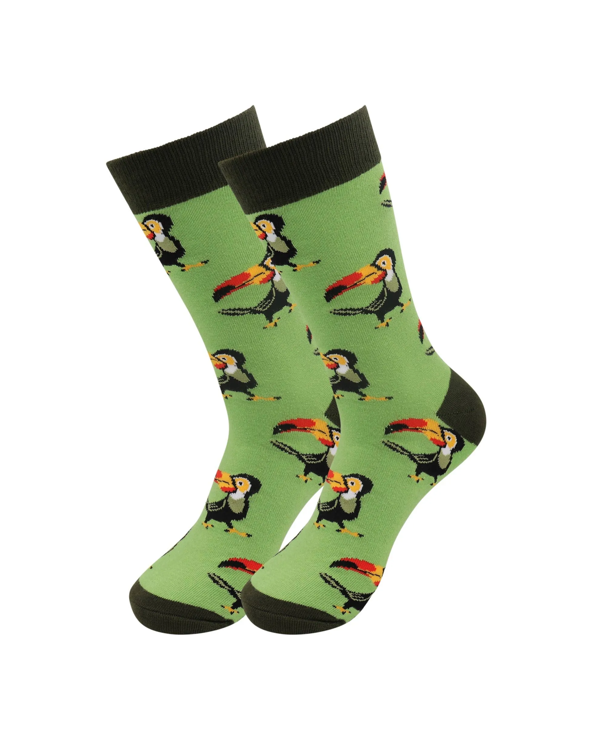 Animal Fun Socks -  Tiger, Flamingo, Goldfish, Toucan Socks