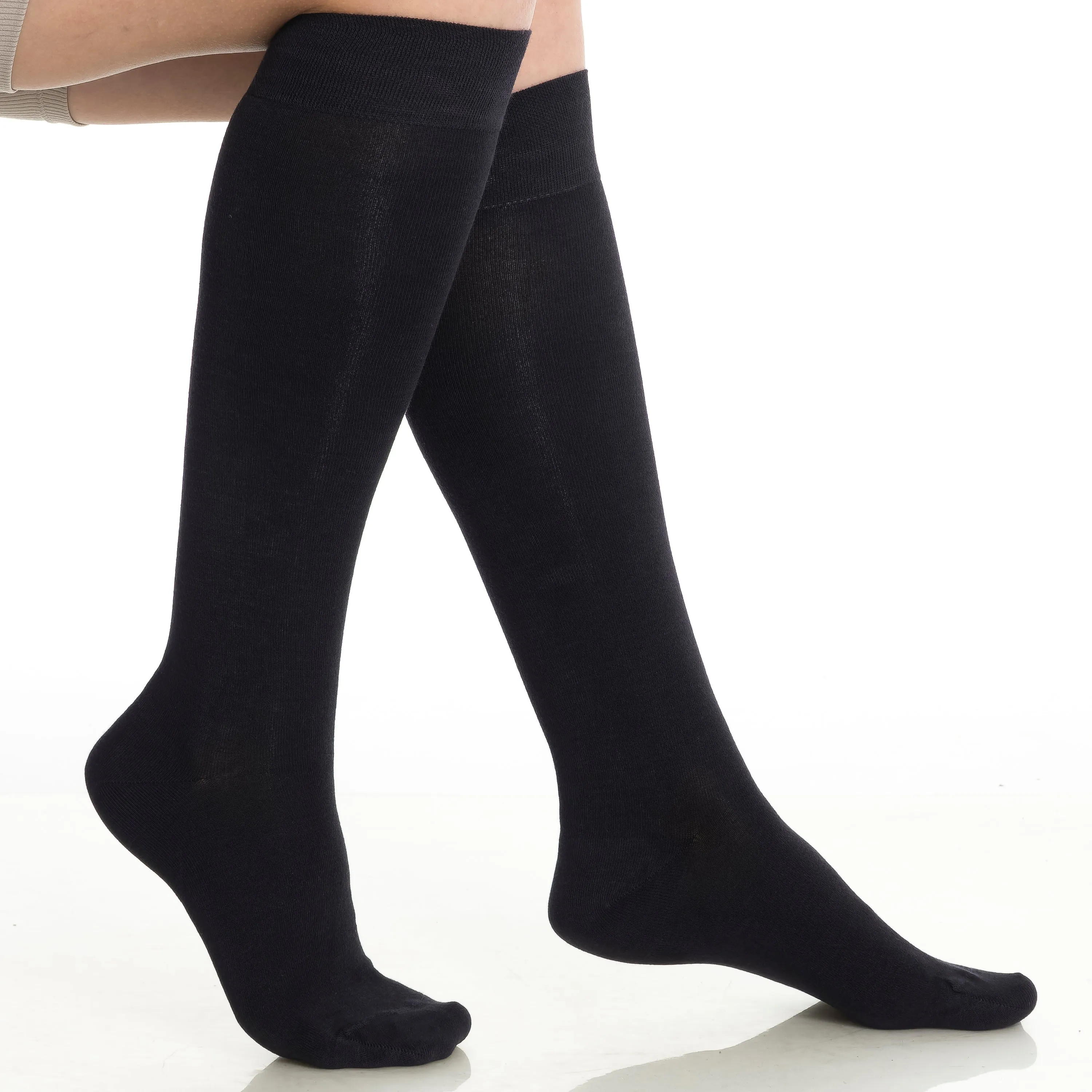 Bambooven Women’s Knee-High Socks – Rayon from Bamboo (4 Pairs)