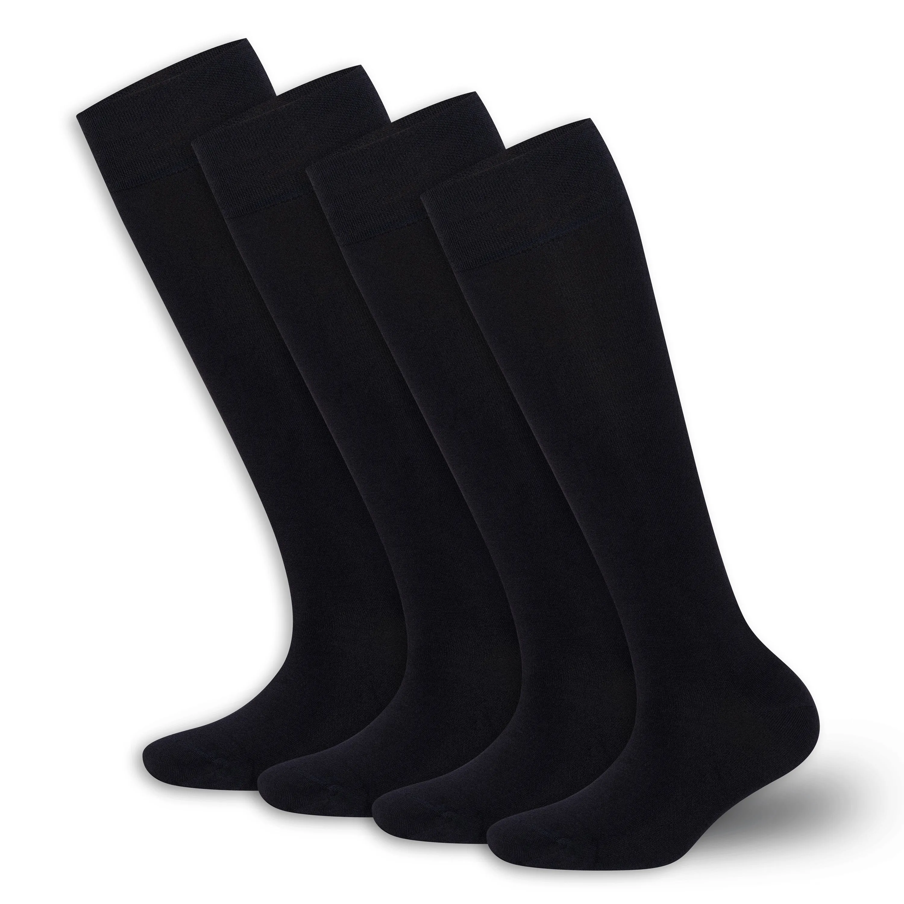 Bambooven Women’s Knee-High Socks – Rayon from Bamboo (4 Pairs)