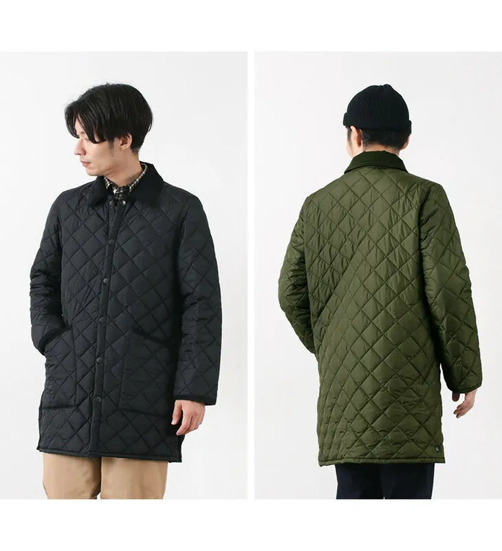 BARBOUR / Ritzdale long nylon quilted jacket