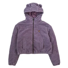 Bear Ear Crop Puffer Jacket