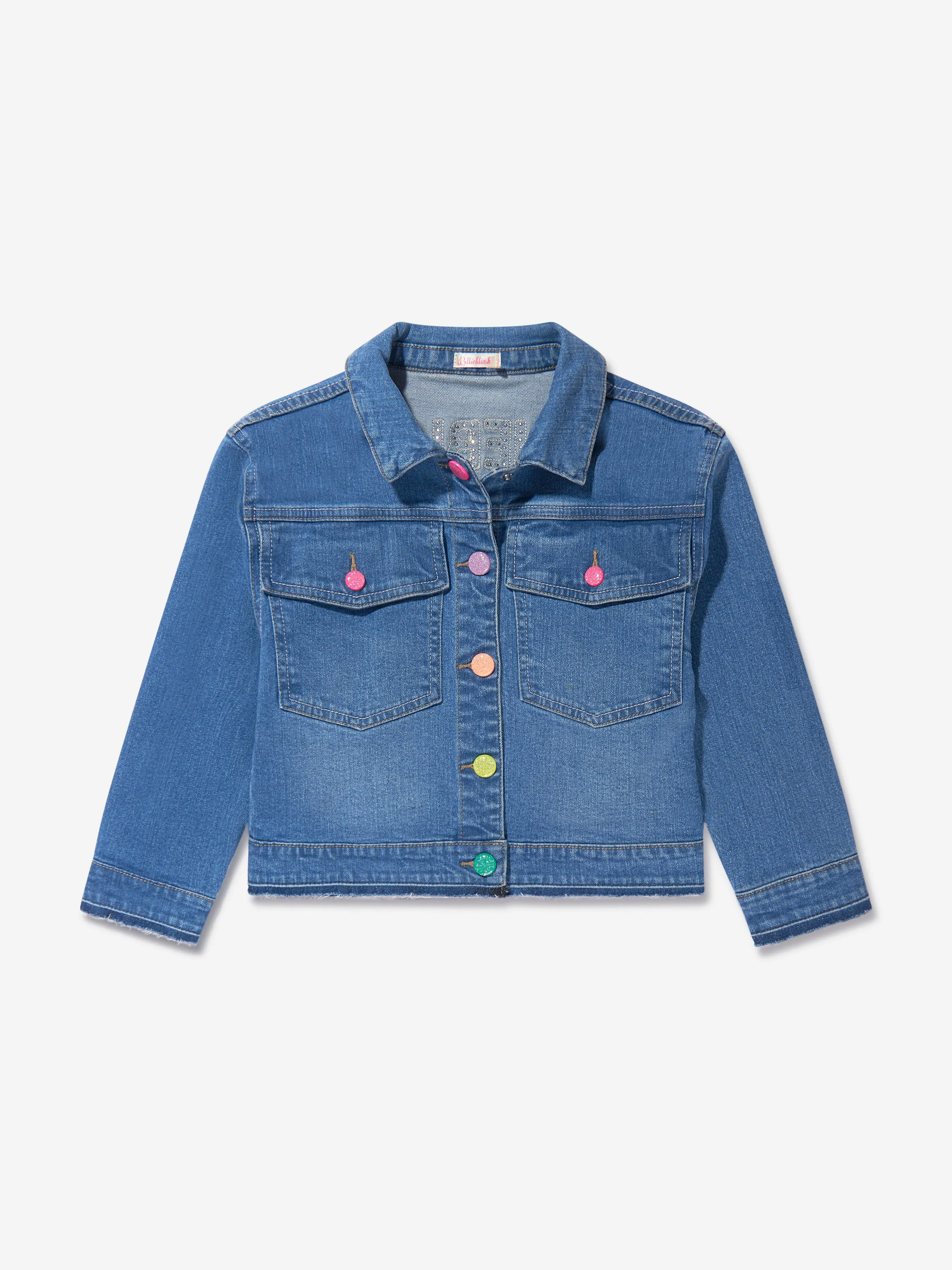 Billieblush Girls Denim Jacket in Blue