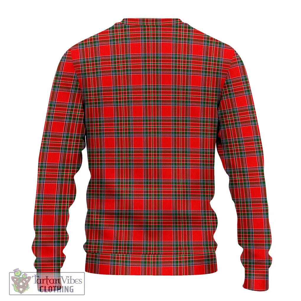 Binning Tartan Ugly Sweater with Family Crest DNA In Me Style