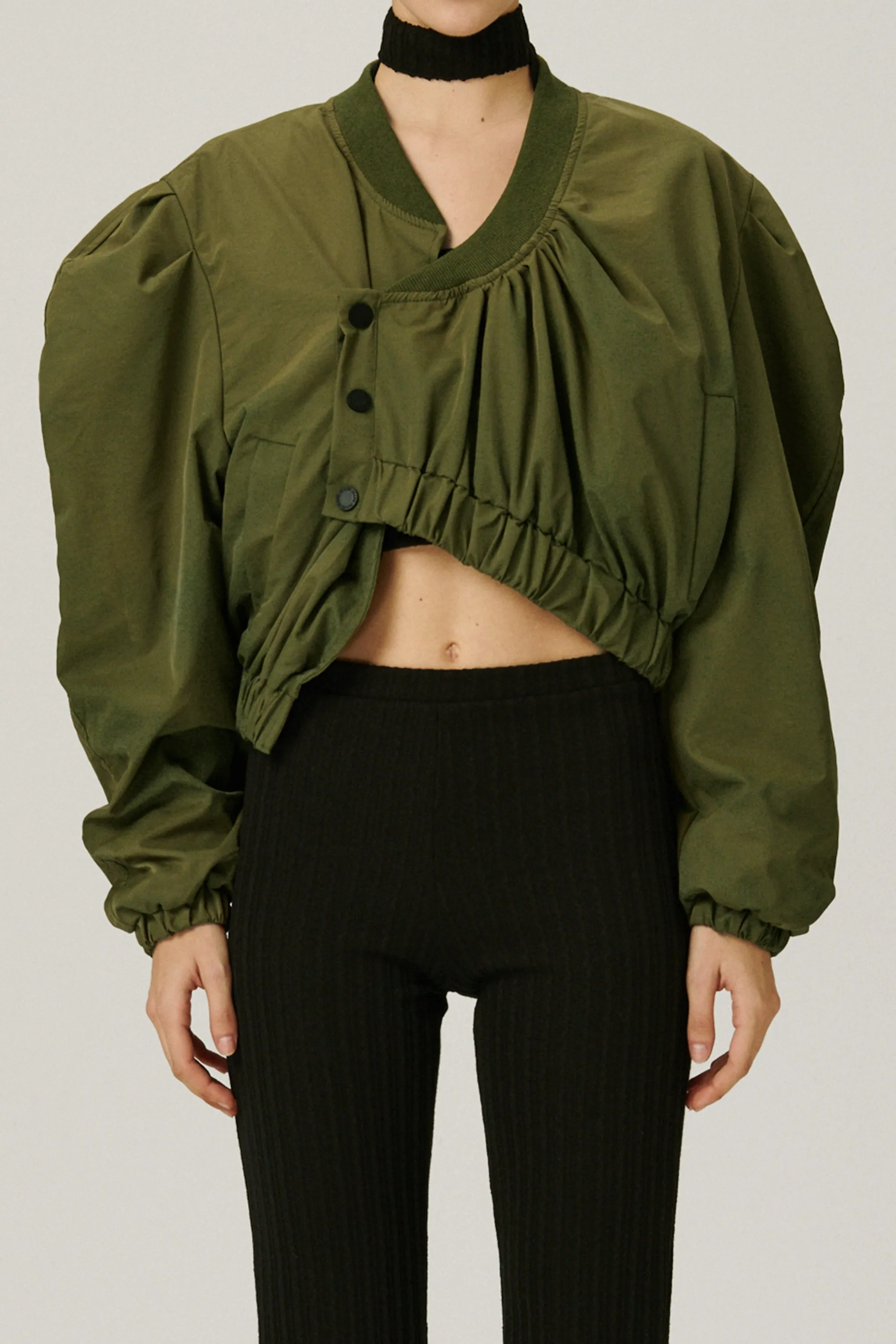 Birdie Asymmetric Crop Jacket