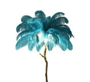 Bjorn - Luxury Ostrich Feather Table Lamp Nordic Modern