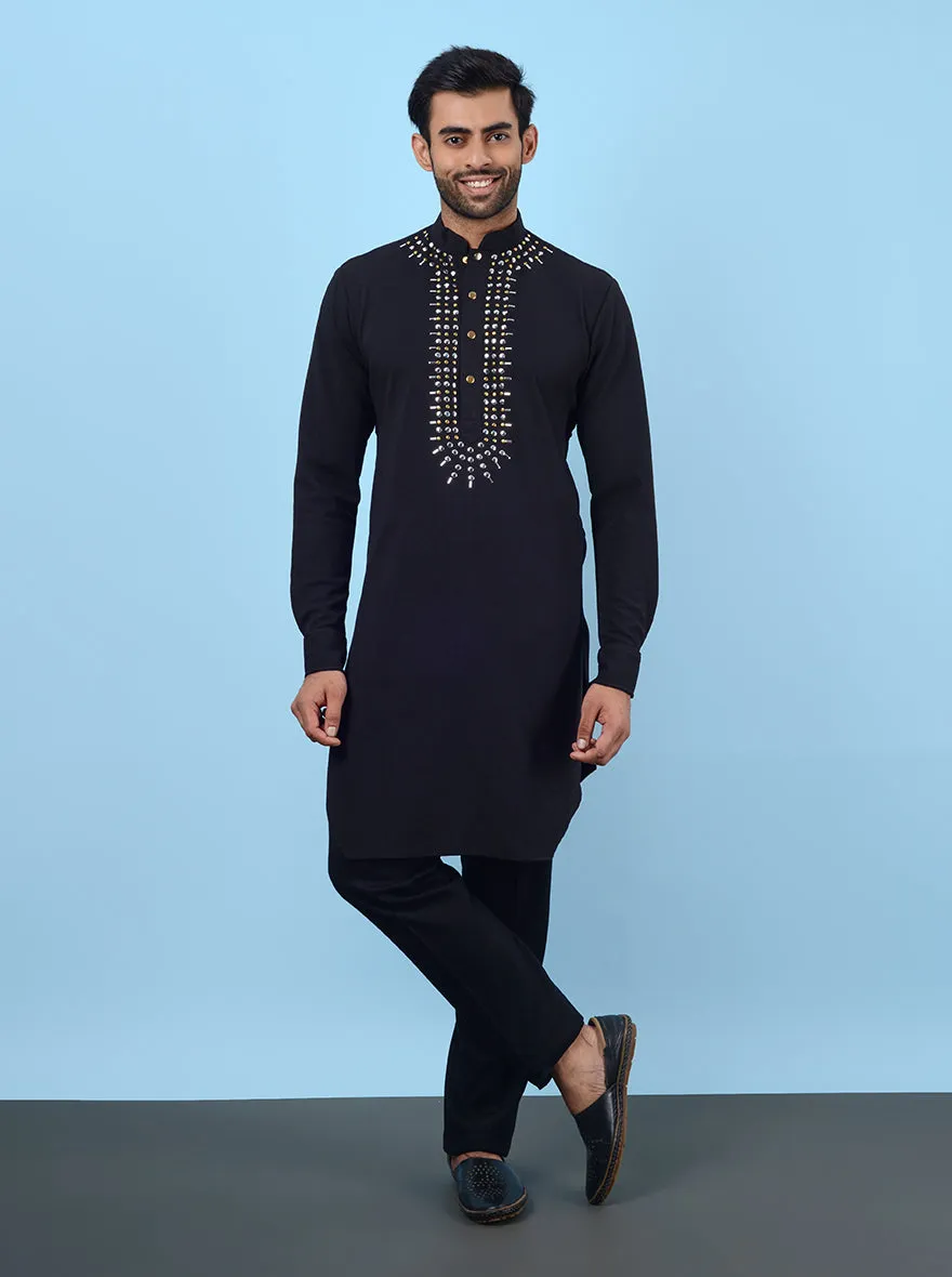 Black Kurta Pajama | TULA