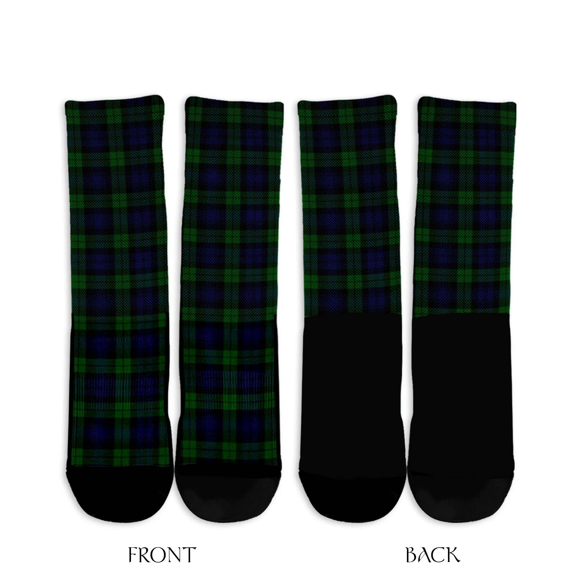 Black Watch Tartan Crew Socks