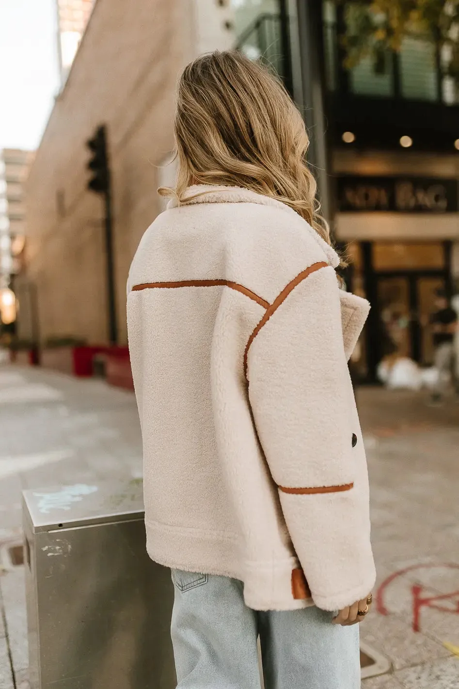 BlankNYC Out of Town Sherpa Jacket - FINAL SALE