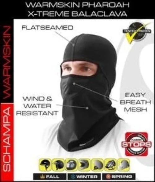 BLCLV011 Pharaoh Deluxe II Balaclava- StormGear Bottom- WarmSkin Top