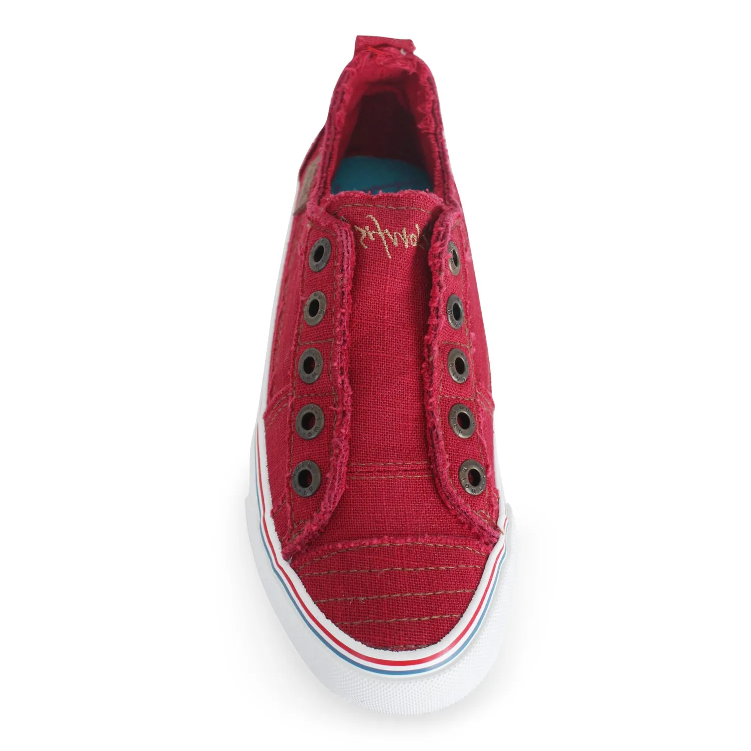 'Blowfish Malibu' Women's Play Slip On - Jester Red Hipster Smoked Twill