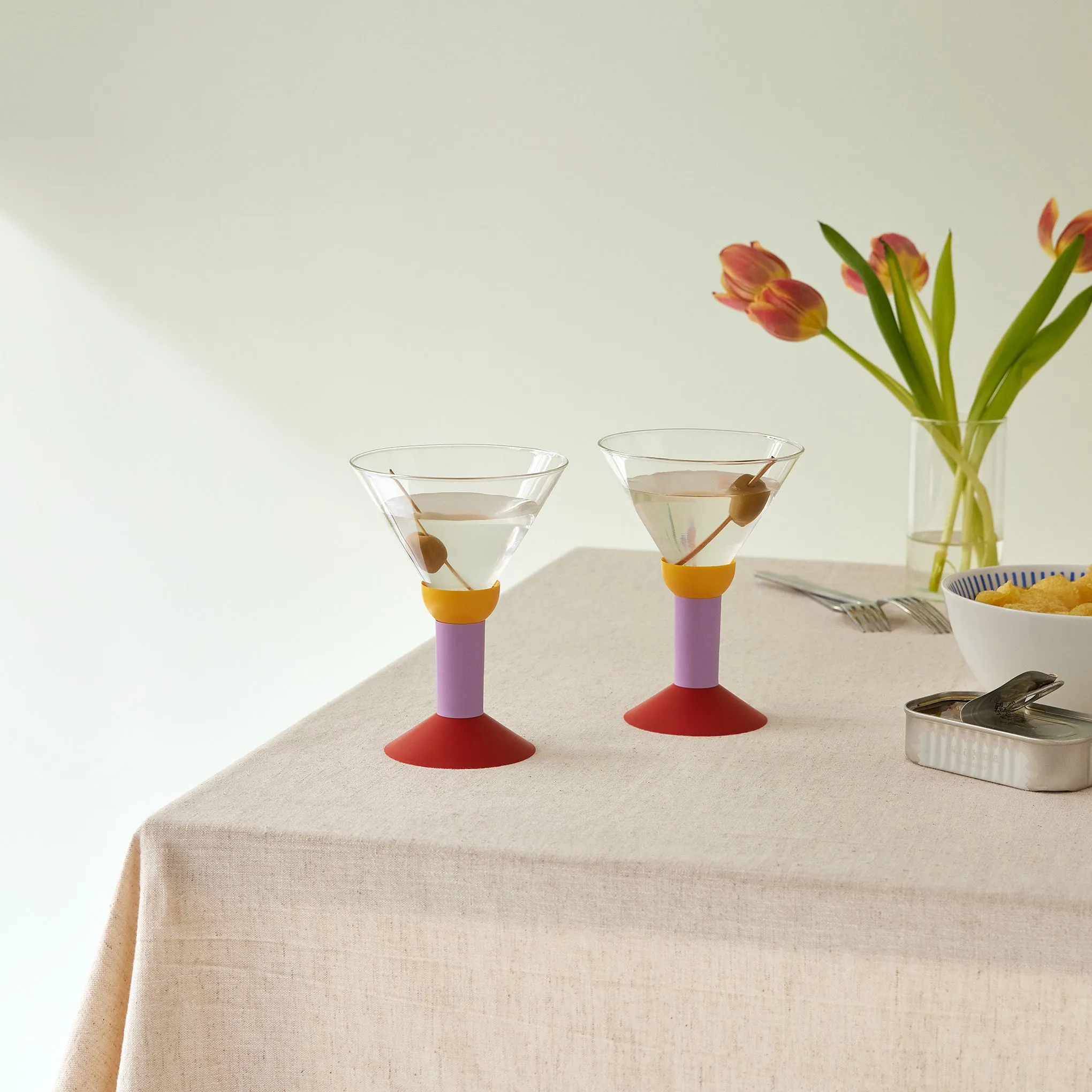 Bodum Oktett Martini Glasses - Set of Two - Multi