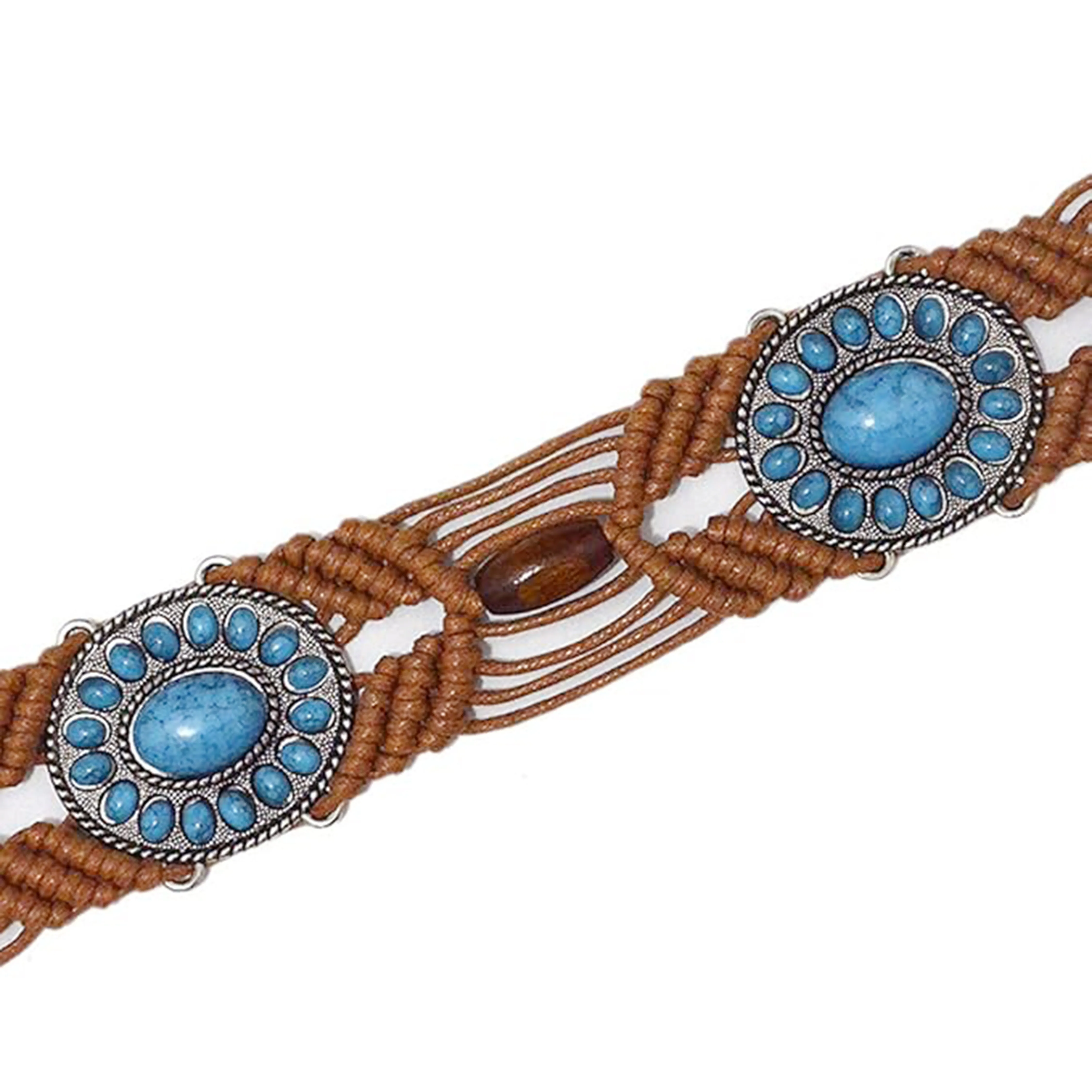 Bohemian braided Macrame belt