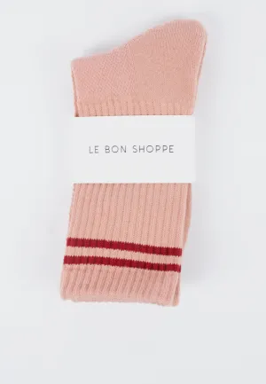 Boyfriend Socks - vintage pink