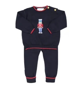 Boys Blue Soldier Knit Set - Select Size