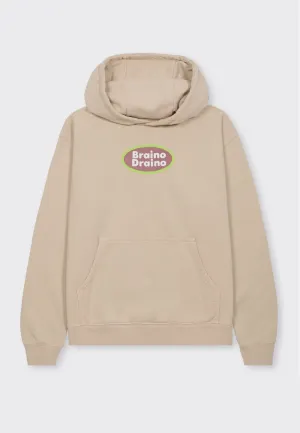 Braino Draino Hoodie - tan