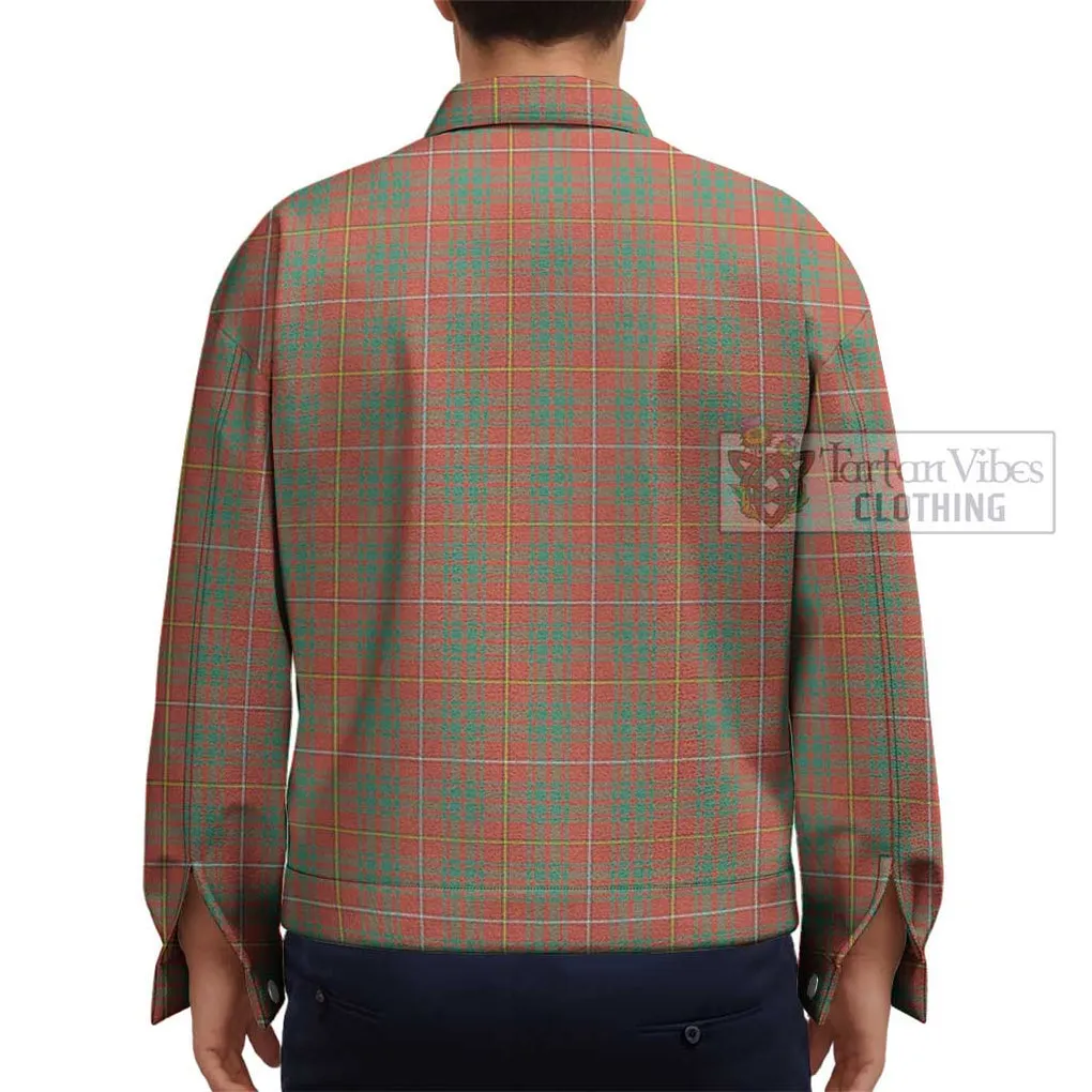 Bruce Ancient Tartan Unisex Lapel Cotton Jacket