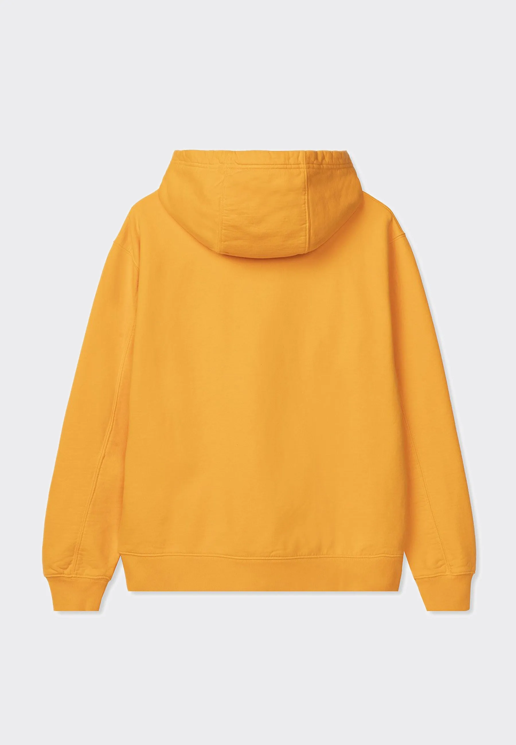 Bulging Embroidered Hoodie - orange