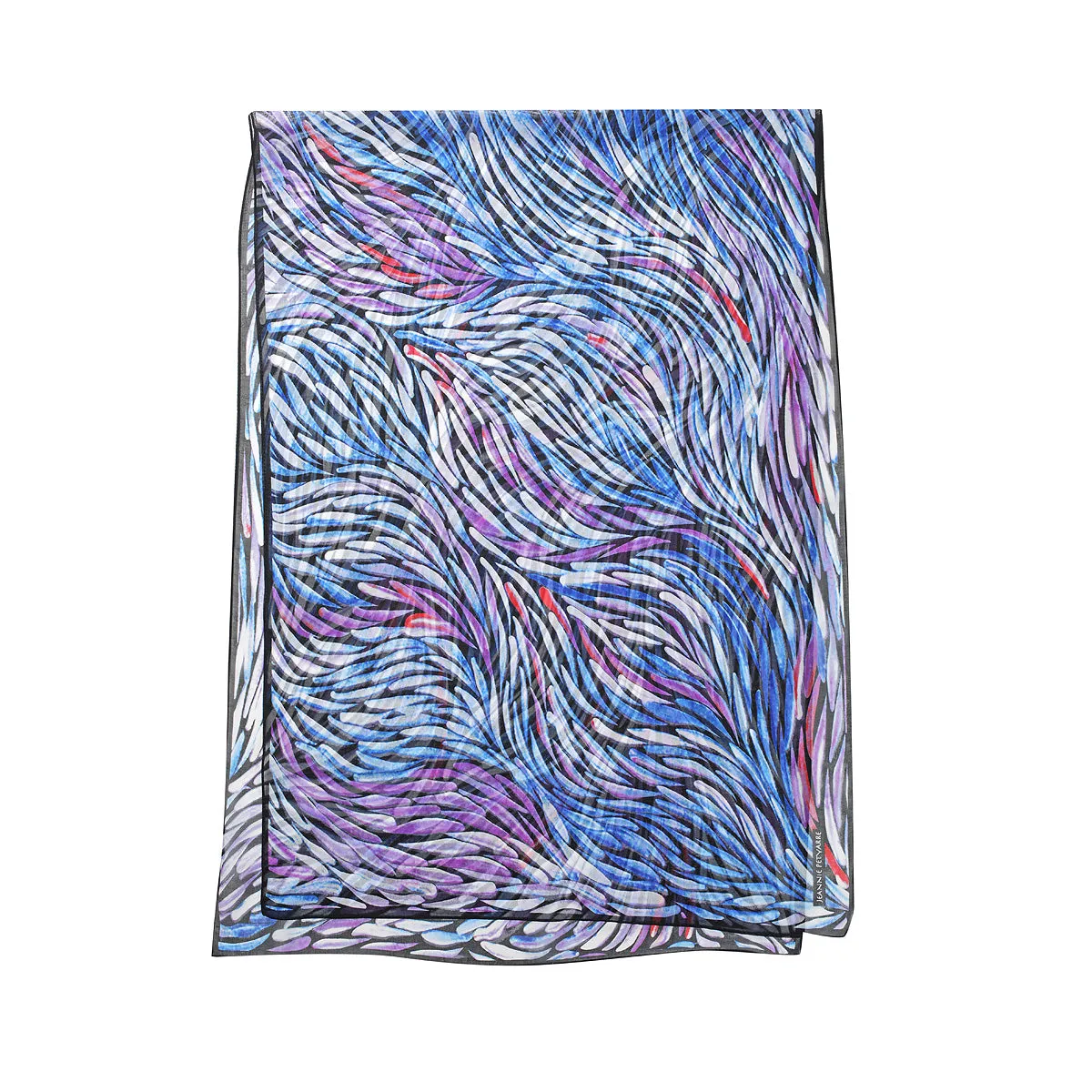 Bush Grasses Purple Scarf