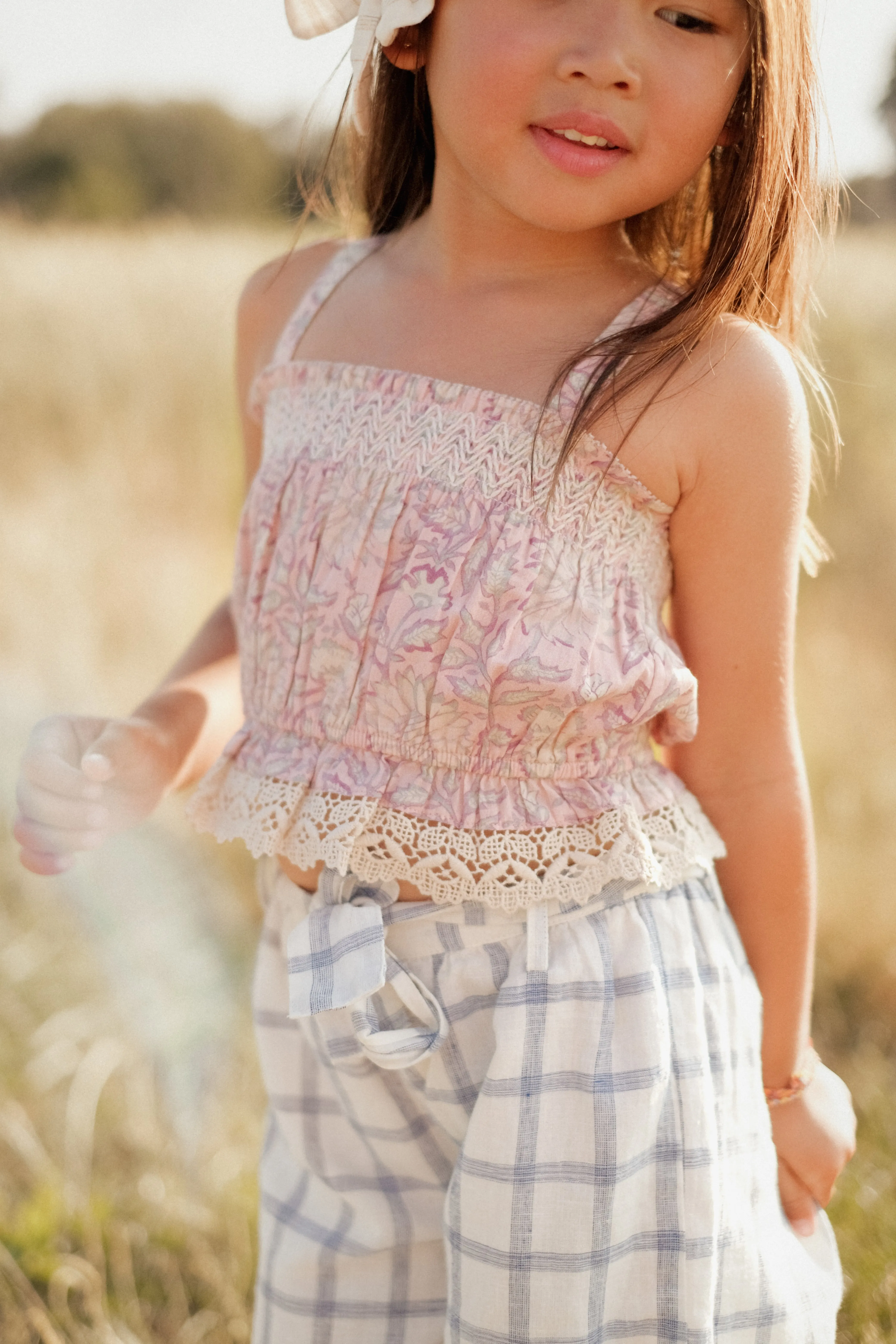 Camisole Florentine | Pink Daisy Garden