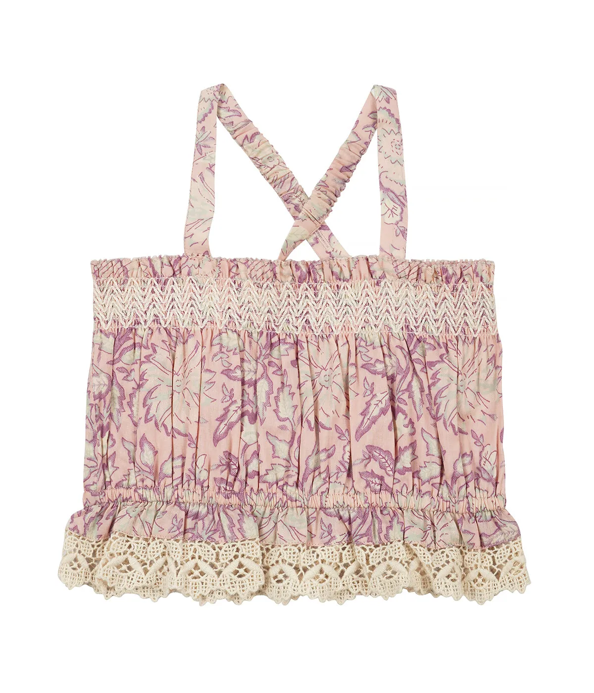 Camisole Florentine | Pink Daisy Garden