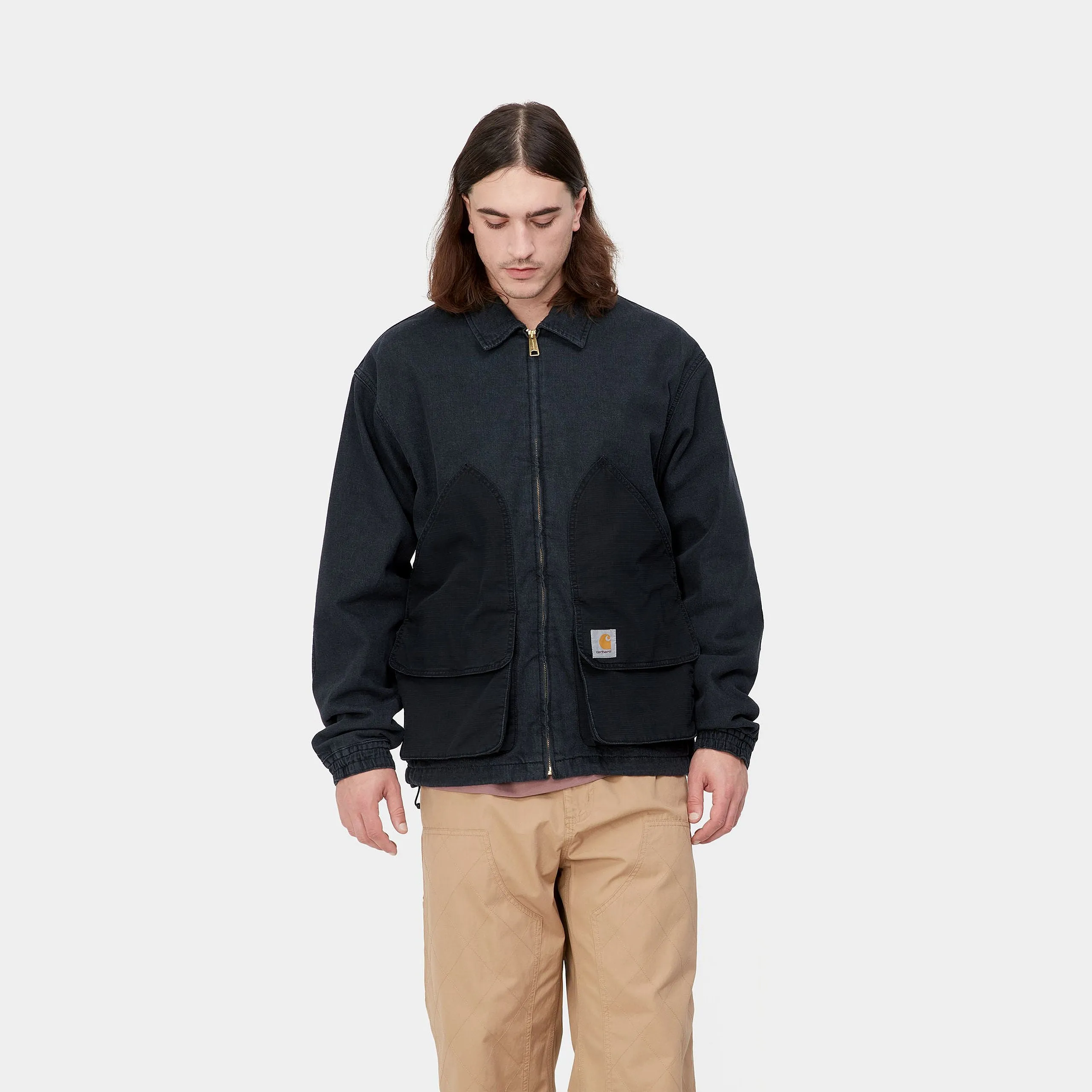 Carhartt WIP Alma Jacket - Black Stone Washed