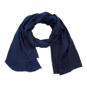 Cashmere Pashmina Scarf | Navy