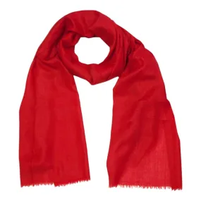 Cashmere Pashmina Scarf | Red