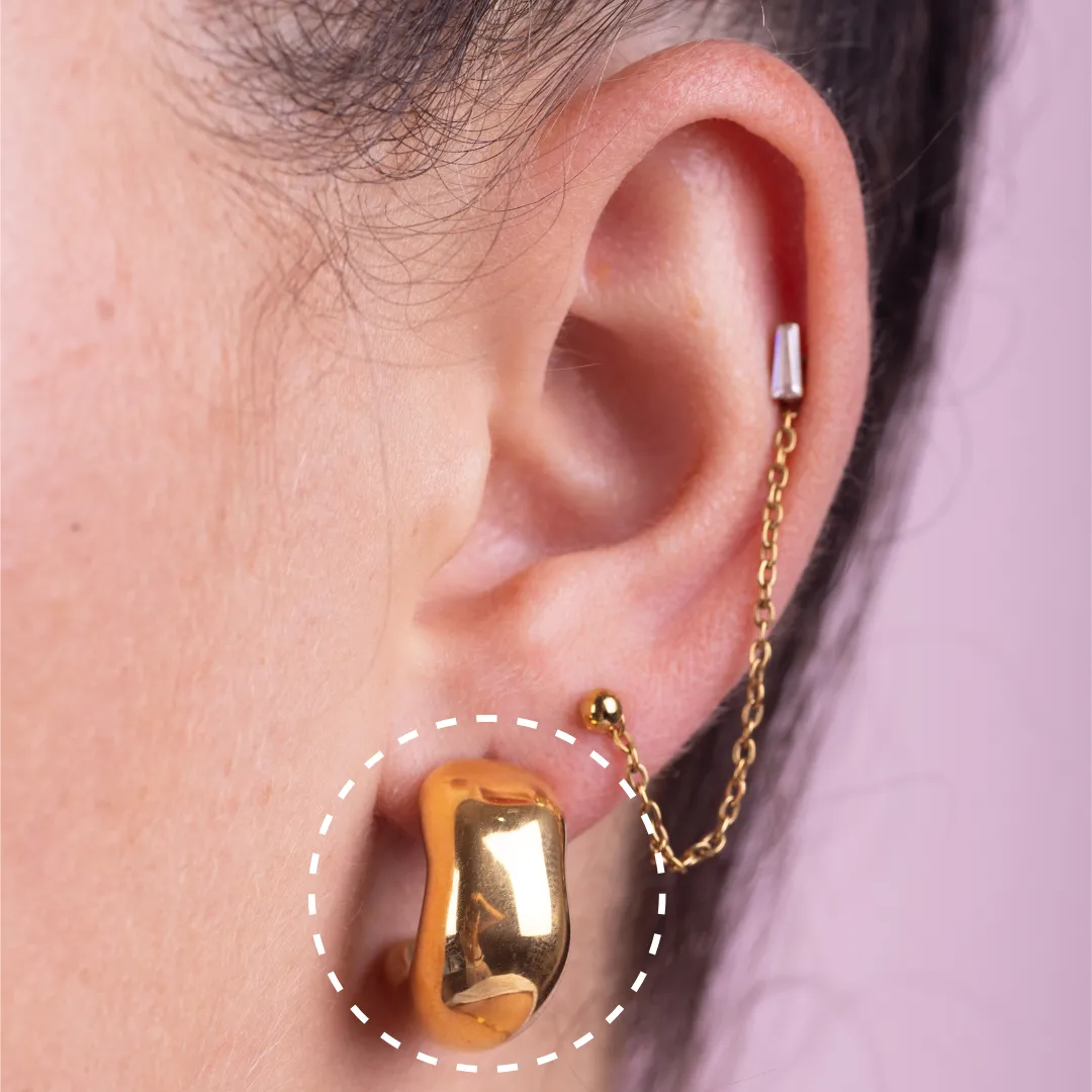 Chunky chic hoops