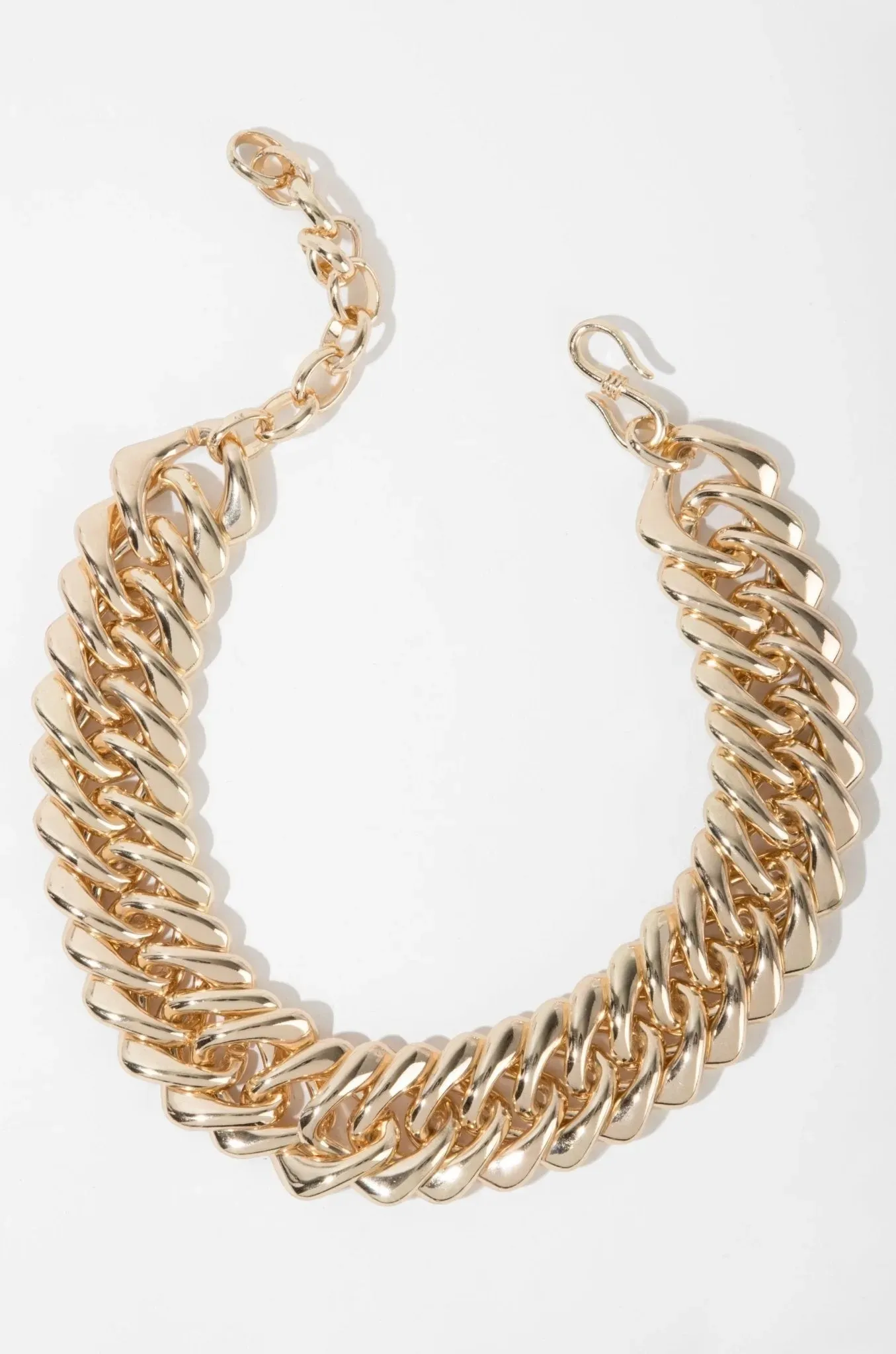 Chunky Gold Chain Statement Necklace