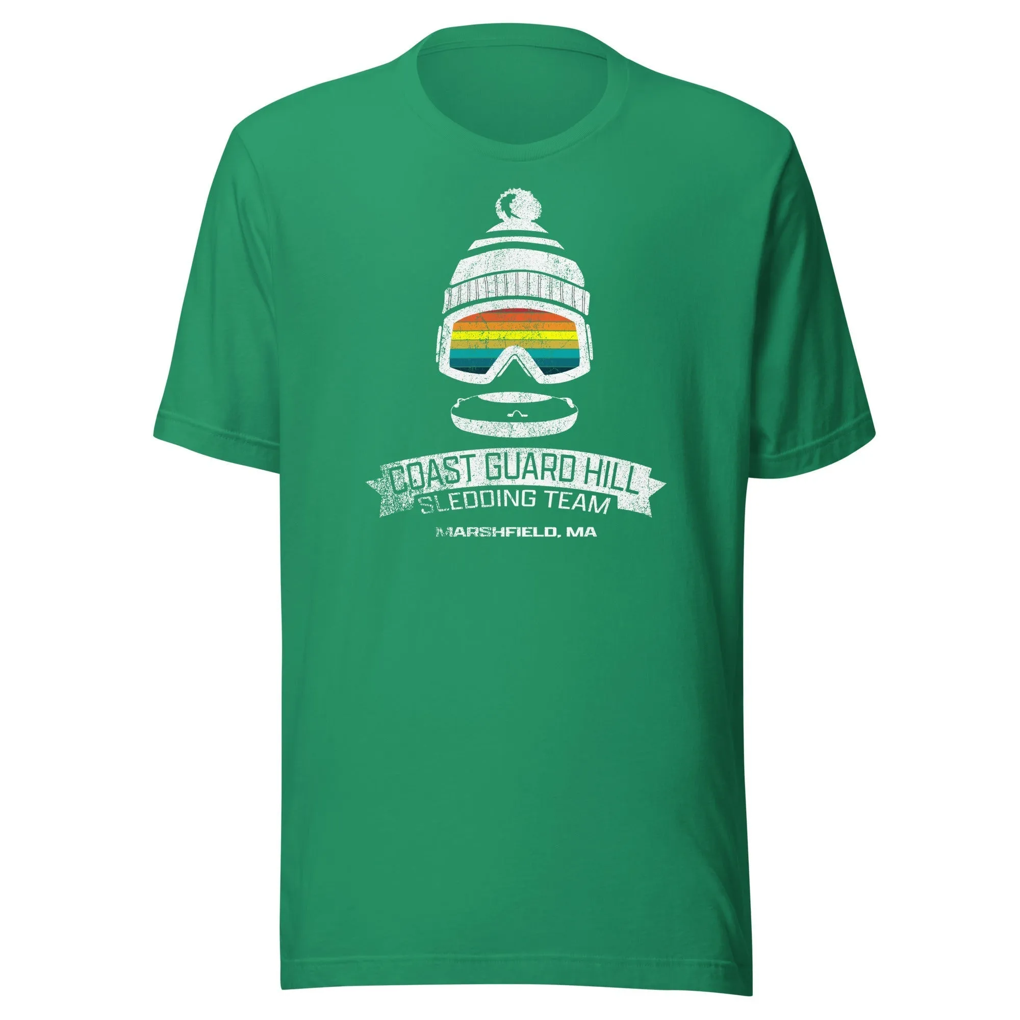 Coast Guard Hill T Shirt - Marshfield, MA | Sledding Team Retro Tee