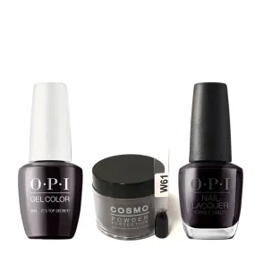 Cosmo 3in1 Dipping Powder   Gel Polish   Nail Lacquer (Matching OPI), 2oz, CW61