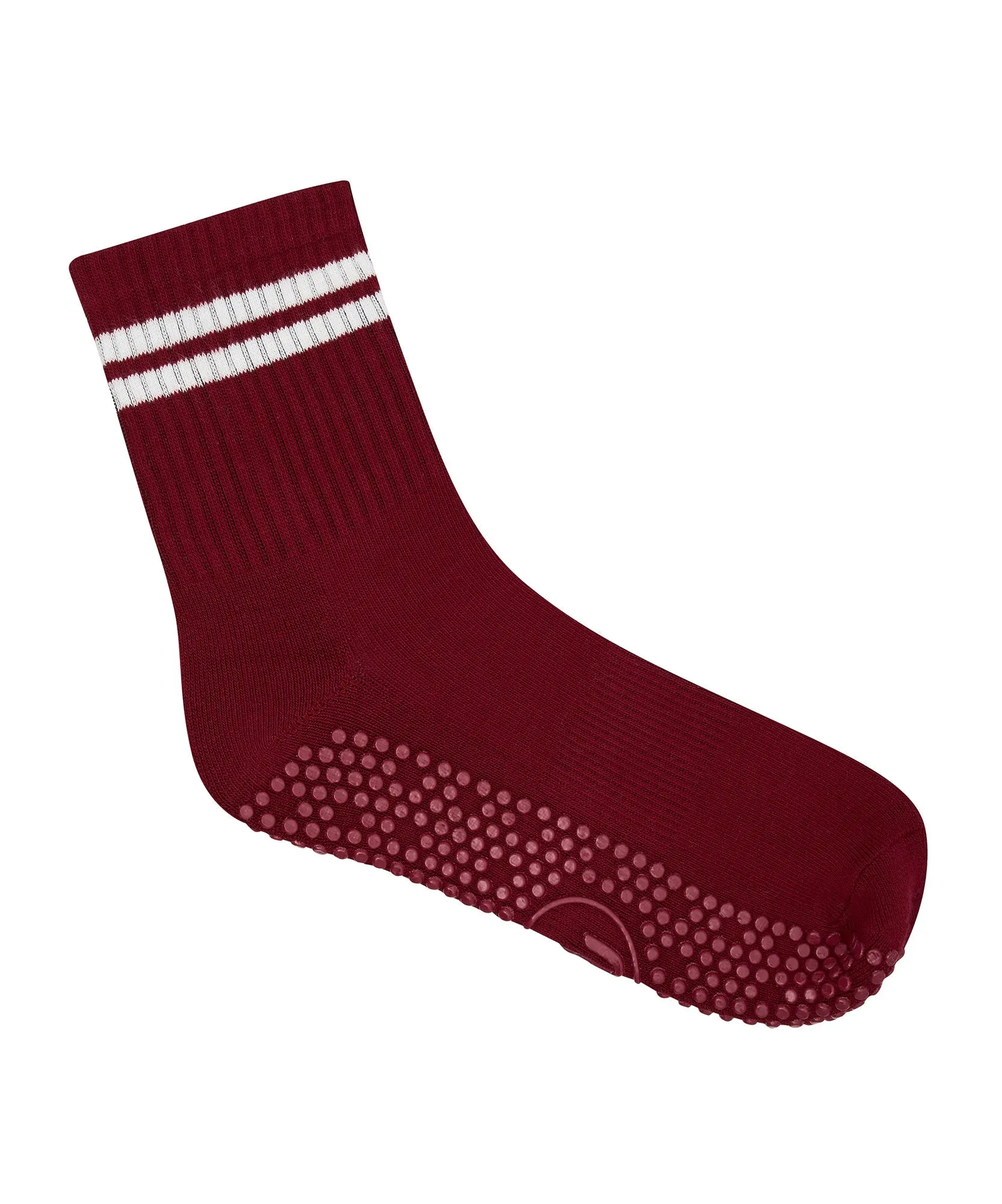 Crew Non Slip Grip Socks - Crimson Dream