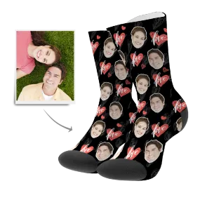 Custom Heartbeat Socks