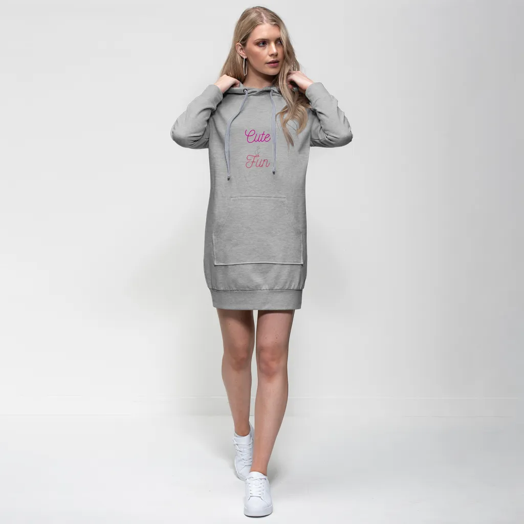 Cute and Fun Premium Adult Hoodie Dress